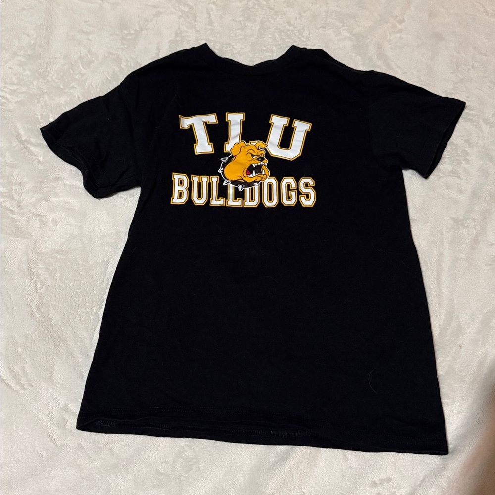 TLU Bulldogs Kids Black T-Shirt